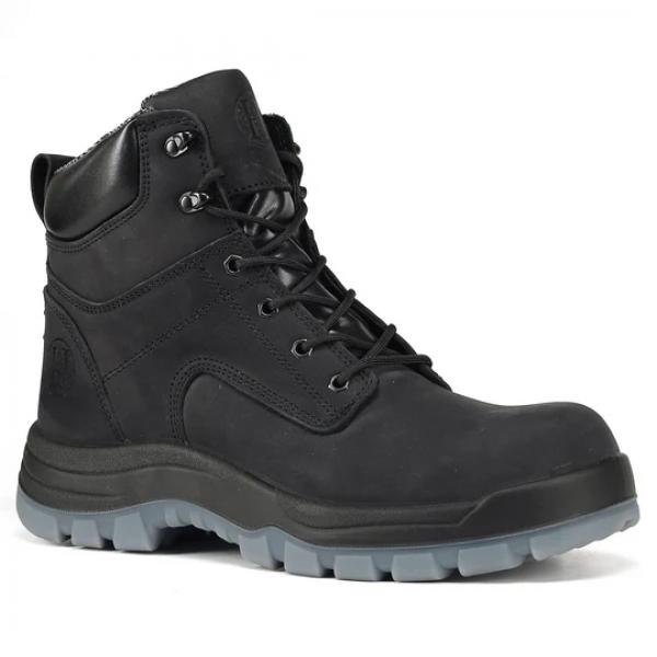 80N01BK81N01BK Men's 6 Soft Toe  Composite Toe Slip Resistant Water Resistant Anti-puncture Work Boots Durable