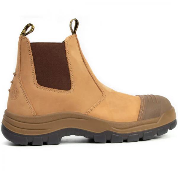 TAN 802 /TAN 822 Soft/Composite Toe Slip Resistant Anti-Static Slip-on Safety Working Shoes Work Boots for Men